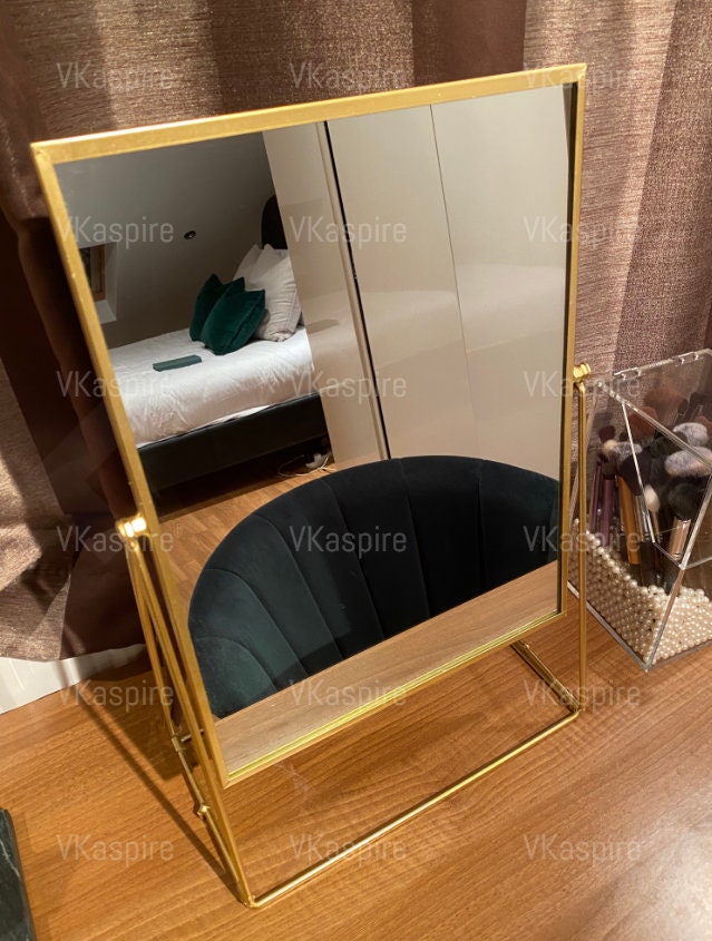 Gold Dressing Table Mirror Etsy UK
