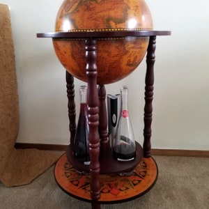 Globe Drinks Cabinet Etsy UK