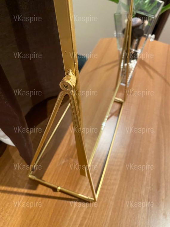 Large Gold Dressing Table Mirror Vanity Makeup Mirror Portable Mirror - Etsy