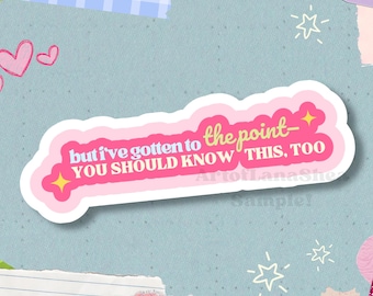 Pegatina de meme de Pedro Pascal: Deberías saberlo también