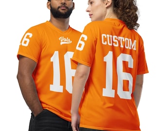 Tennessee Jersey, Tennessee Orange Custom Jersey