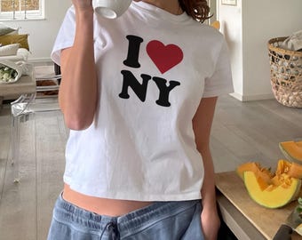 I Love NY Baby Tee, I Heart New York Baby Tee