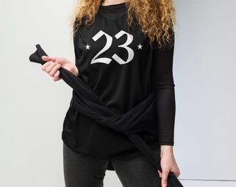 23 Basketball Jersey, Fan Merch Jersey, Konzert-Outfit