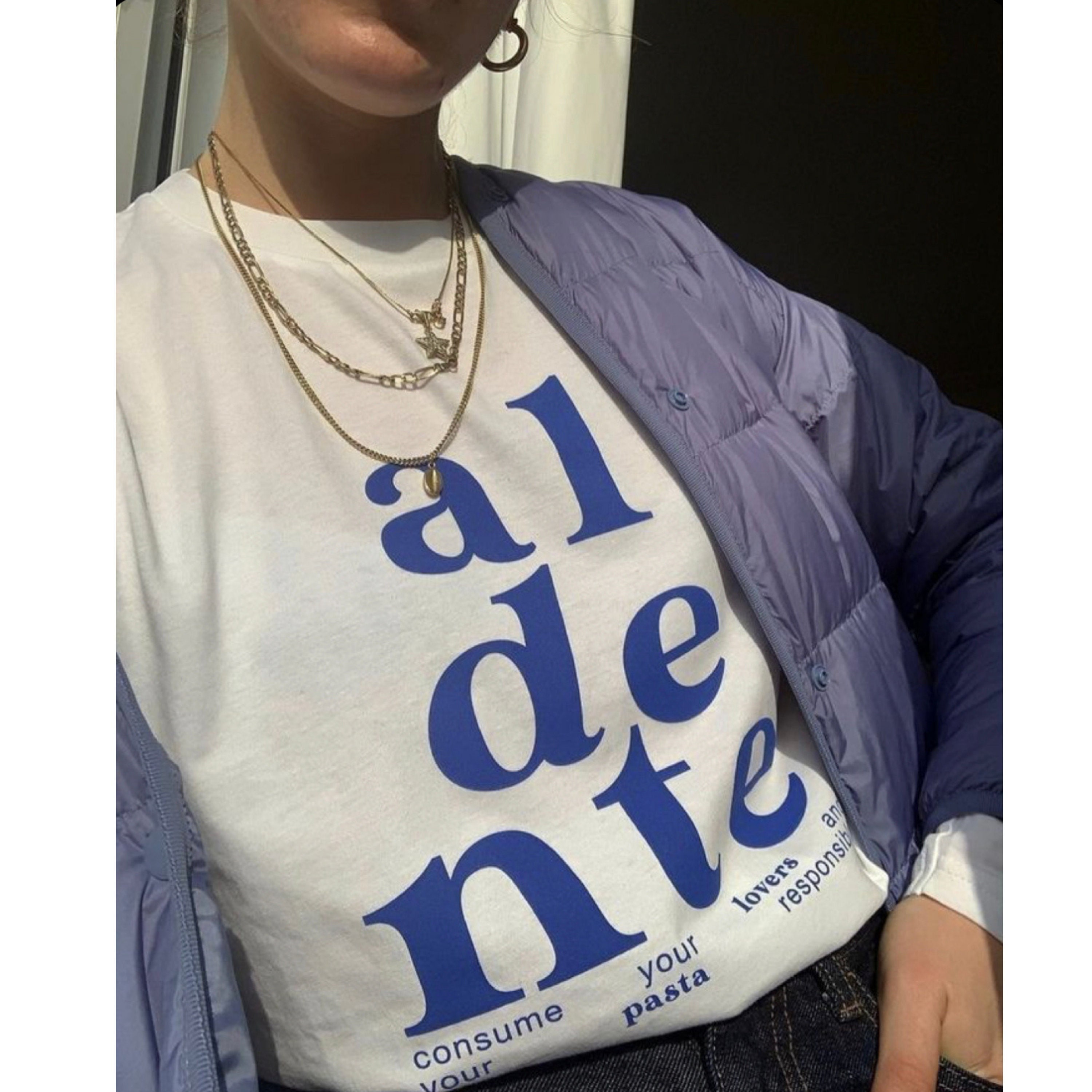 Aldente Pasta-Liebhaber-T-Shirt