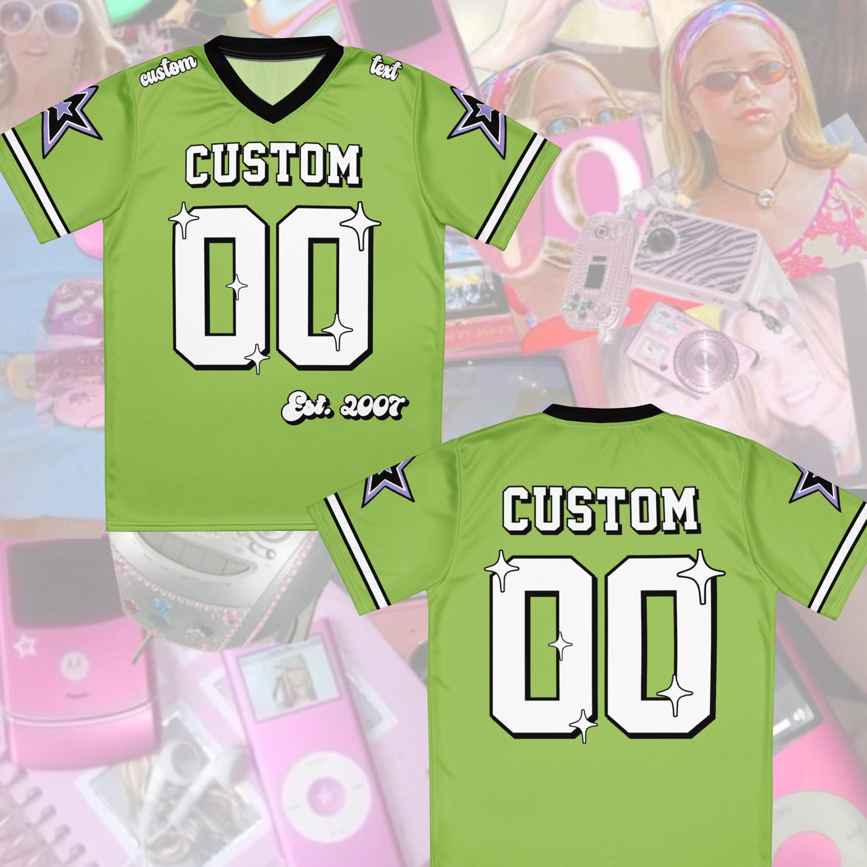 トップス Billie Eilish BE Custom Jersey Game Tee トップス Billie Eilish BE Custom Jersey Game Tee Billie