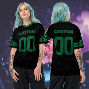 Custom Concert Outfit Black or Green Jersey with Horns