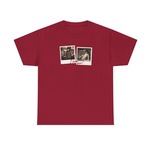Custom Polaroid Frame Childhood Photos Unisex Shirt, Customizable Picture Love You Design Tshirt image 11