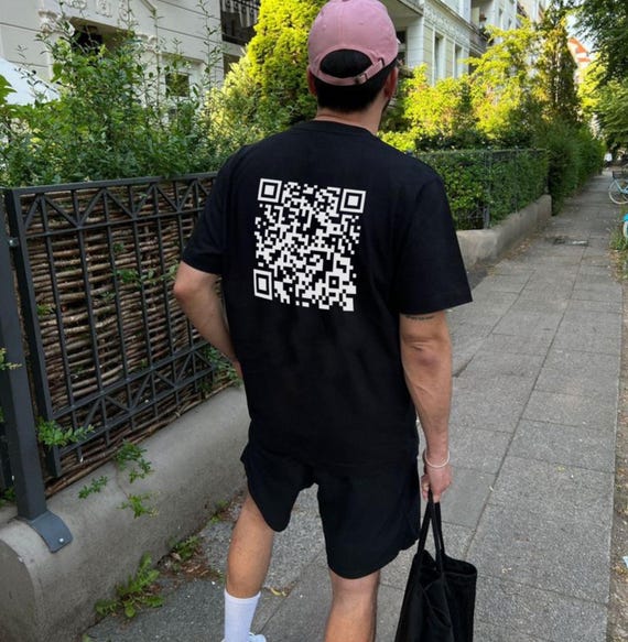 ファック・ユーQRコードシャツ - Etsy 日本