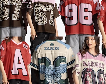 Camiseta de corte cuadrado personalizada, camiseta extragrande totalmente personalizable, camiseta de estilo urbano Y2K