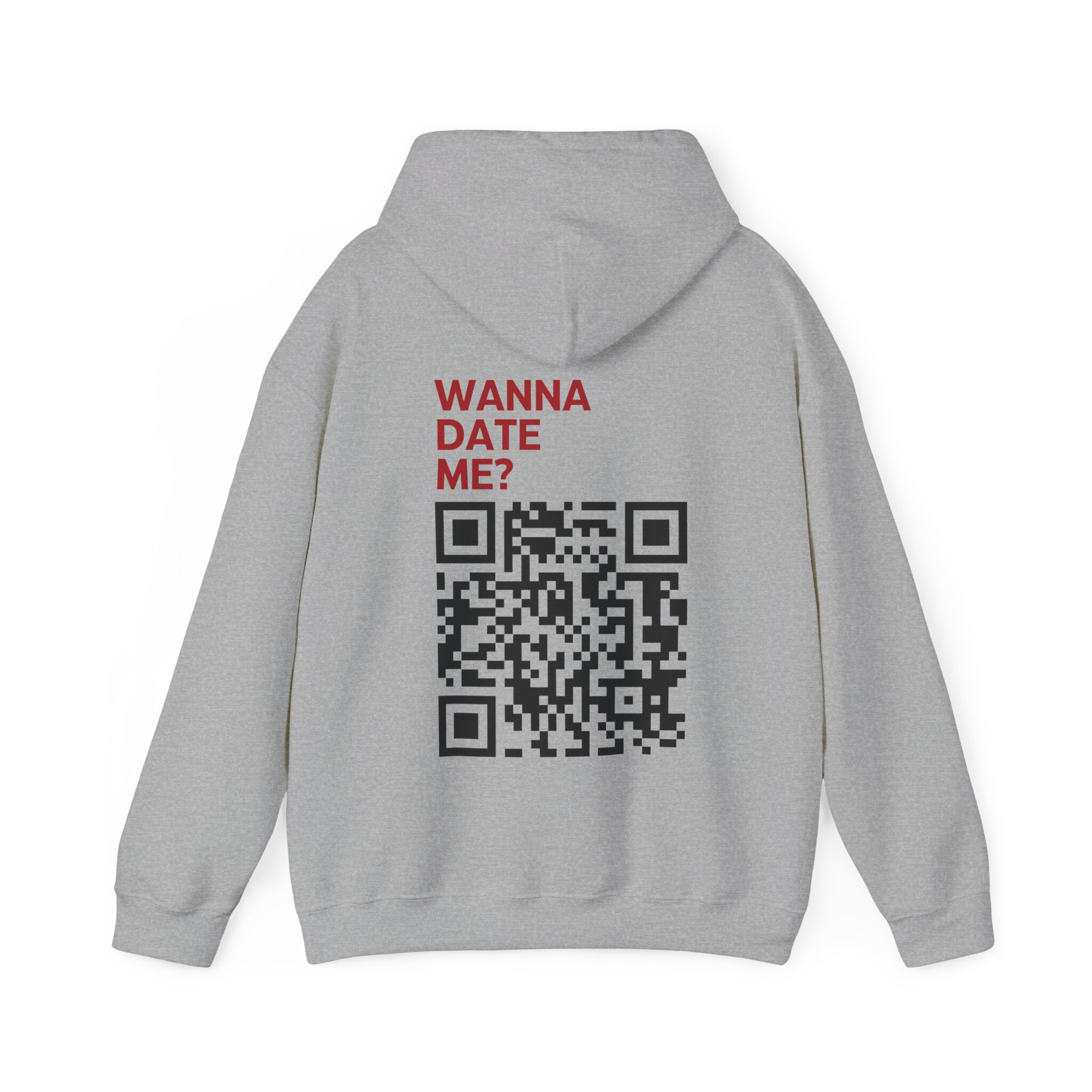 Wanna Date Me Your Custom QR Code Hoodie - Etsy