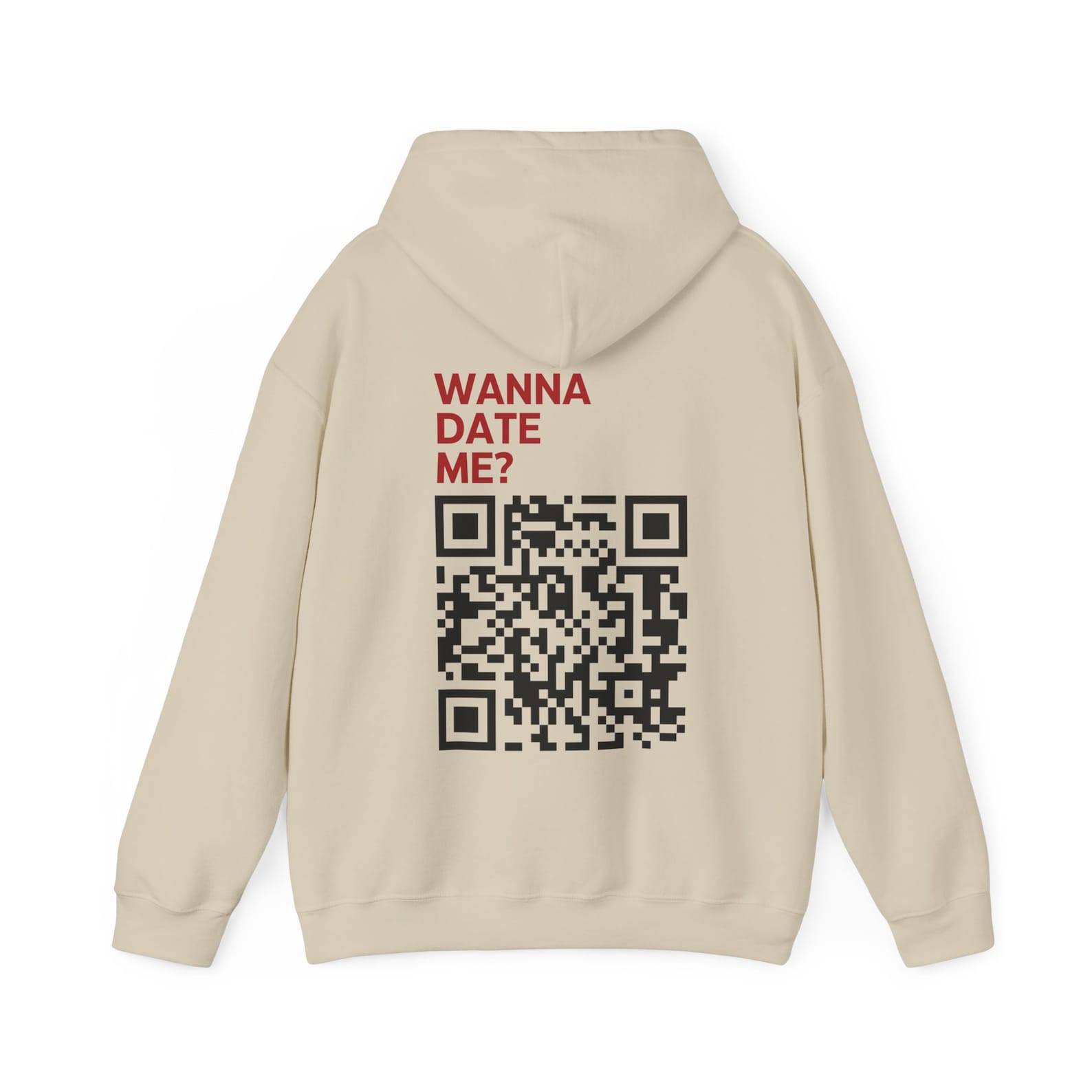 Wanna Date Me QR Code Hoodie - Etsy