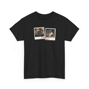 Custom Polaroid Frame Childhood Photos Unisex Shirt, Customizable Picture Love You Design Tshirt image 4