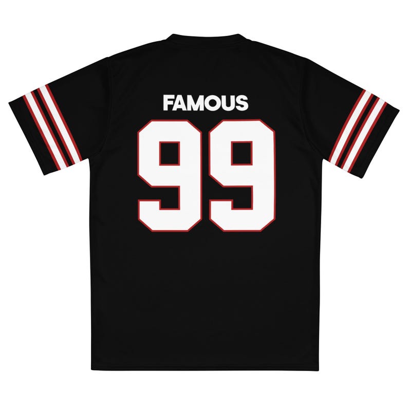 Famous 99 Jersey, Concert Outfit, Fan Merch, Hit Me Hard and Soft