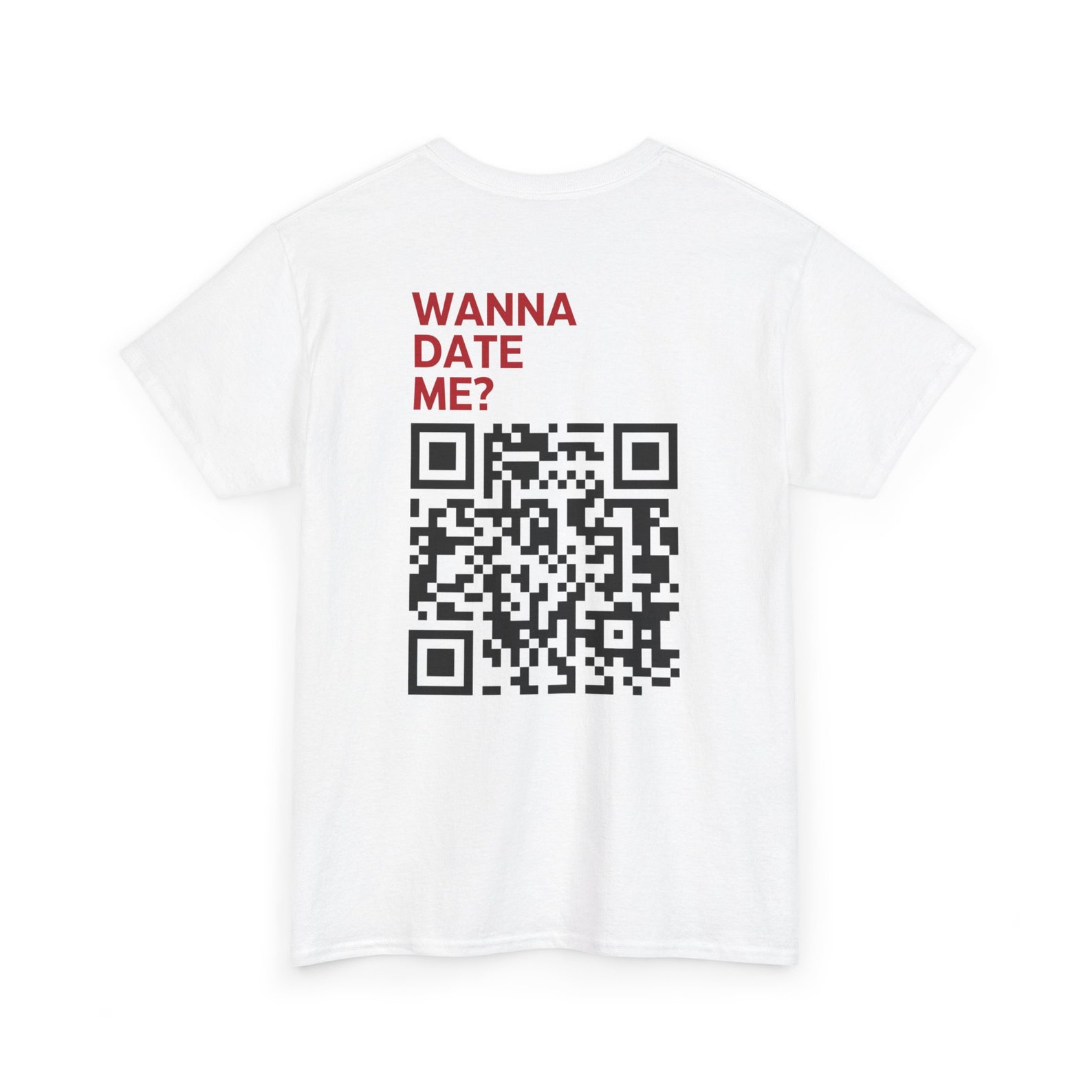 Wanna Date Me Custom QR Code Shirt - Etsy