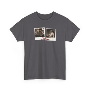 Custom Polaroid Frame Childhood Photos Unisex Shirt, Customizable Picture Love You Design Tshirt image 7