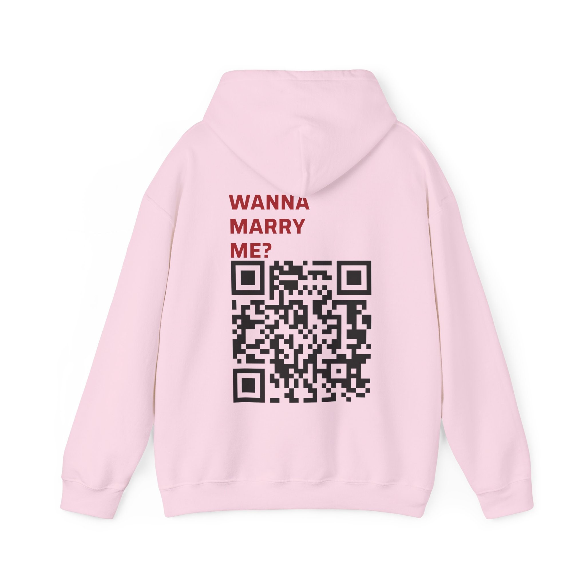 Qr Code Wanna Marry Me Hoodie - Etsy