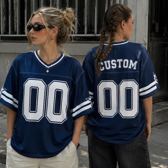 Custom Premium Quality Mesh Jersey, Y2k Personalized Boxy Fit Jersey