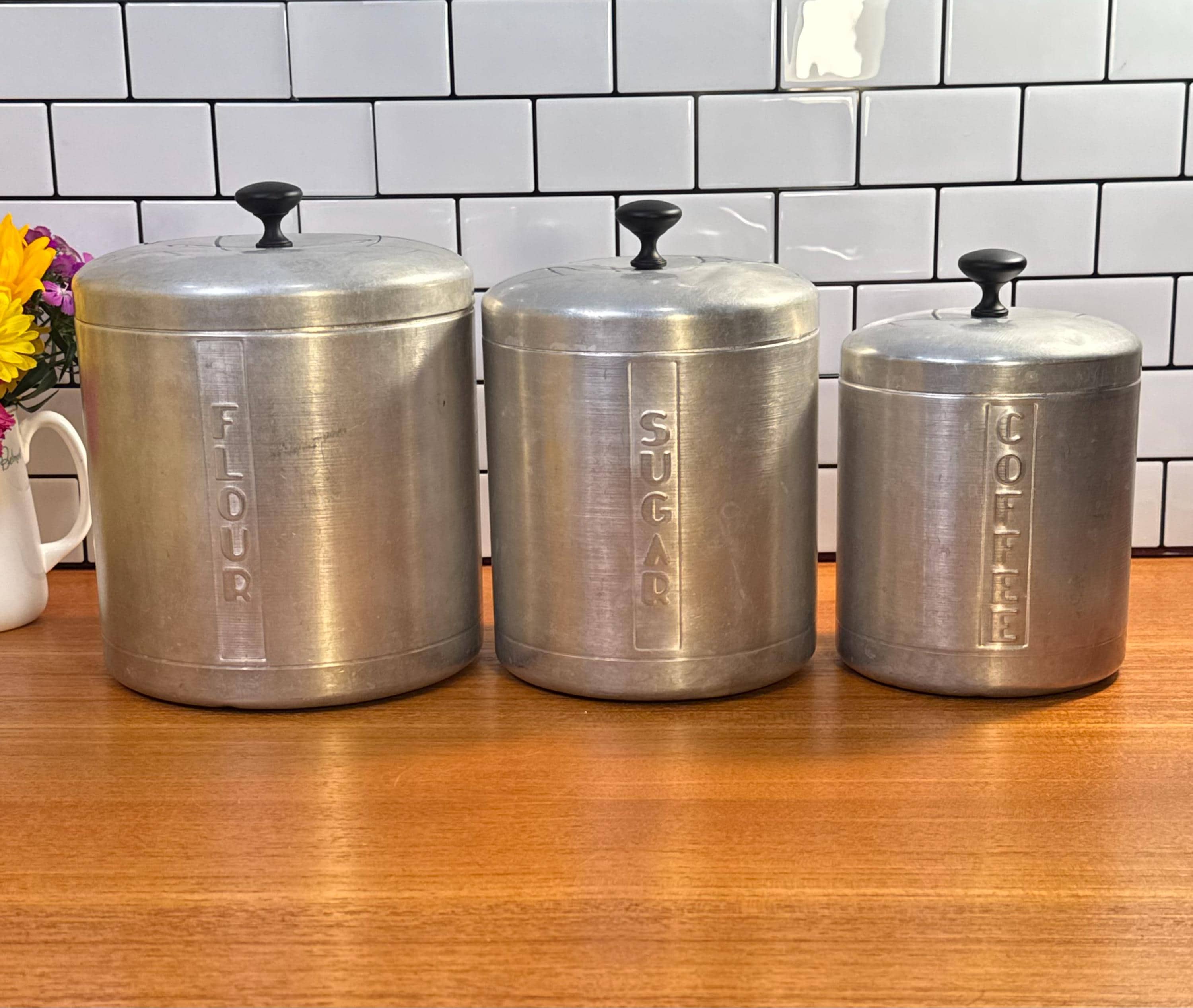 1950s Canister Set - Etsy