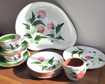Stangl Pottery Thistle Pattern Serving and Table Pieces