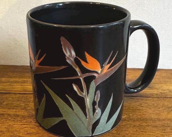 Vintage Otagiri Bird of Paradise Mug Japan