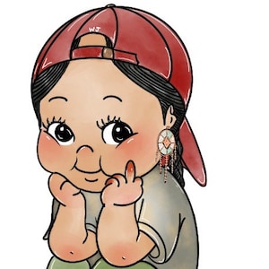 Willie Jack Kewpie-sticker