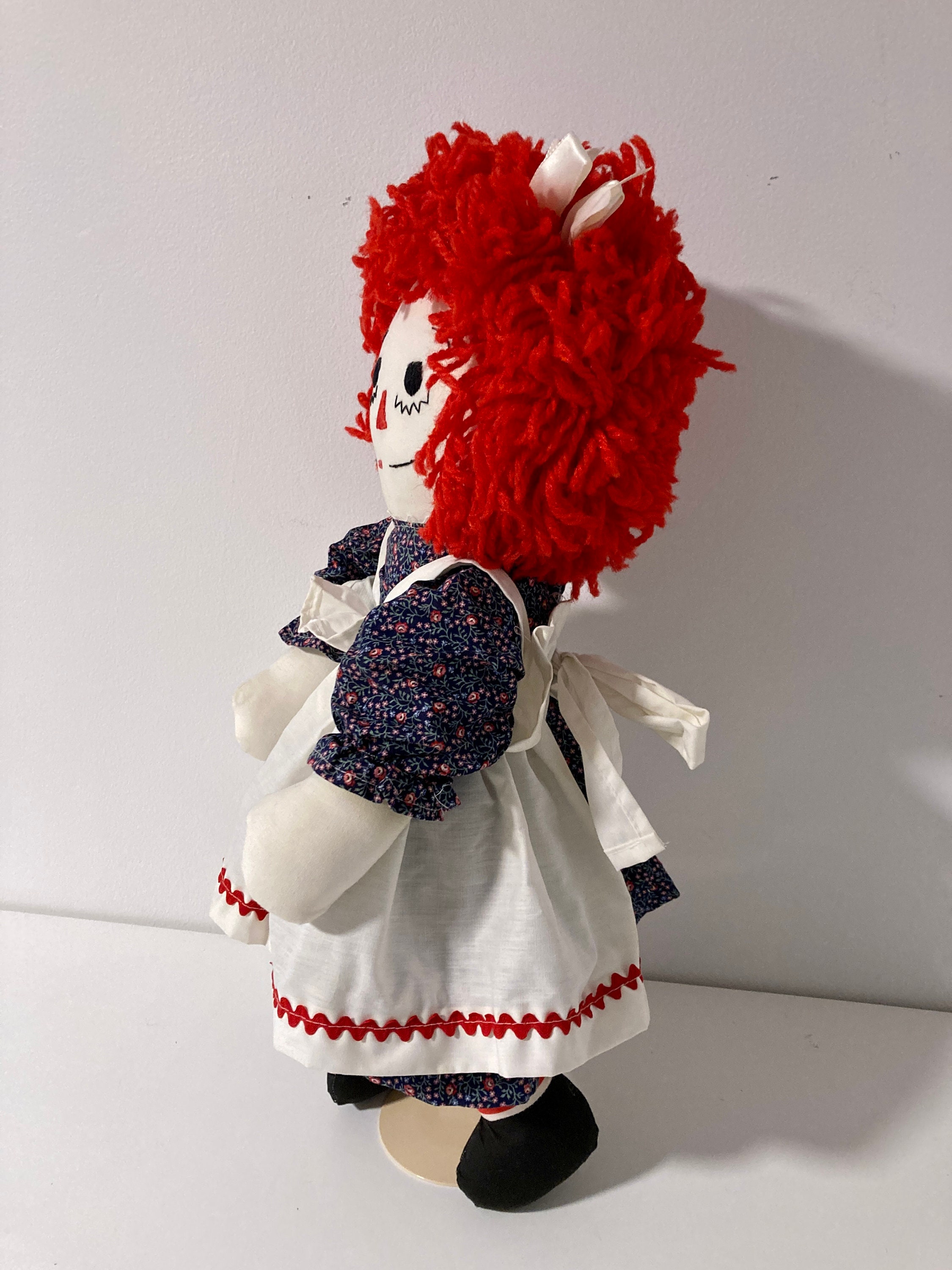 Vintage Handmade Raggedy Ann Doll 24 - Etsy