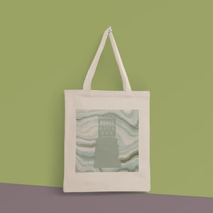 Green Marble Yemeni Building Tote Bag, Bag, Yemeni gift, Sanaa, Yemenite, Yemen Flag, art, Yemen print, Middle East, gift for her, Arab