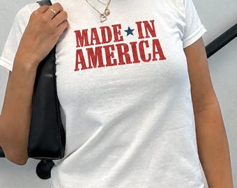 Made In America Graphic Baby Tee