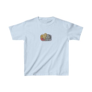 Sardine Retro Baby Tee, Y2K Clothing, Y2K Aesthetic Baby Tees, Fish Baby Tee, Summer Graphic Womens Tshirt image 8