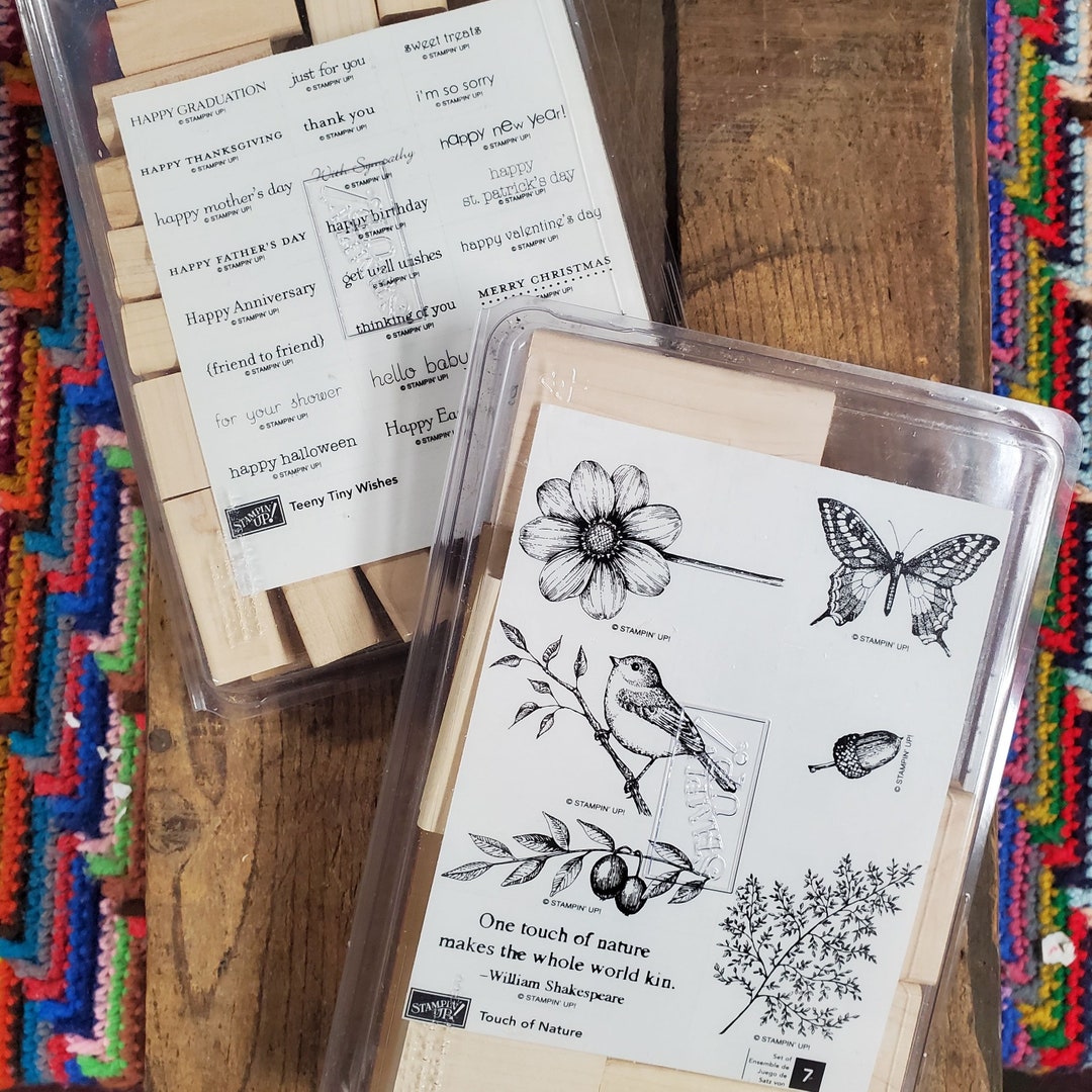 NEW Stampin Up Stamp Set/ Wood Mounted Rubber Stamp/ You - Etsy