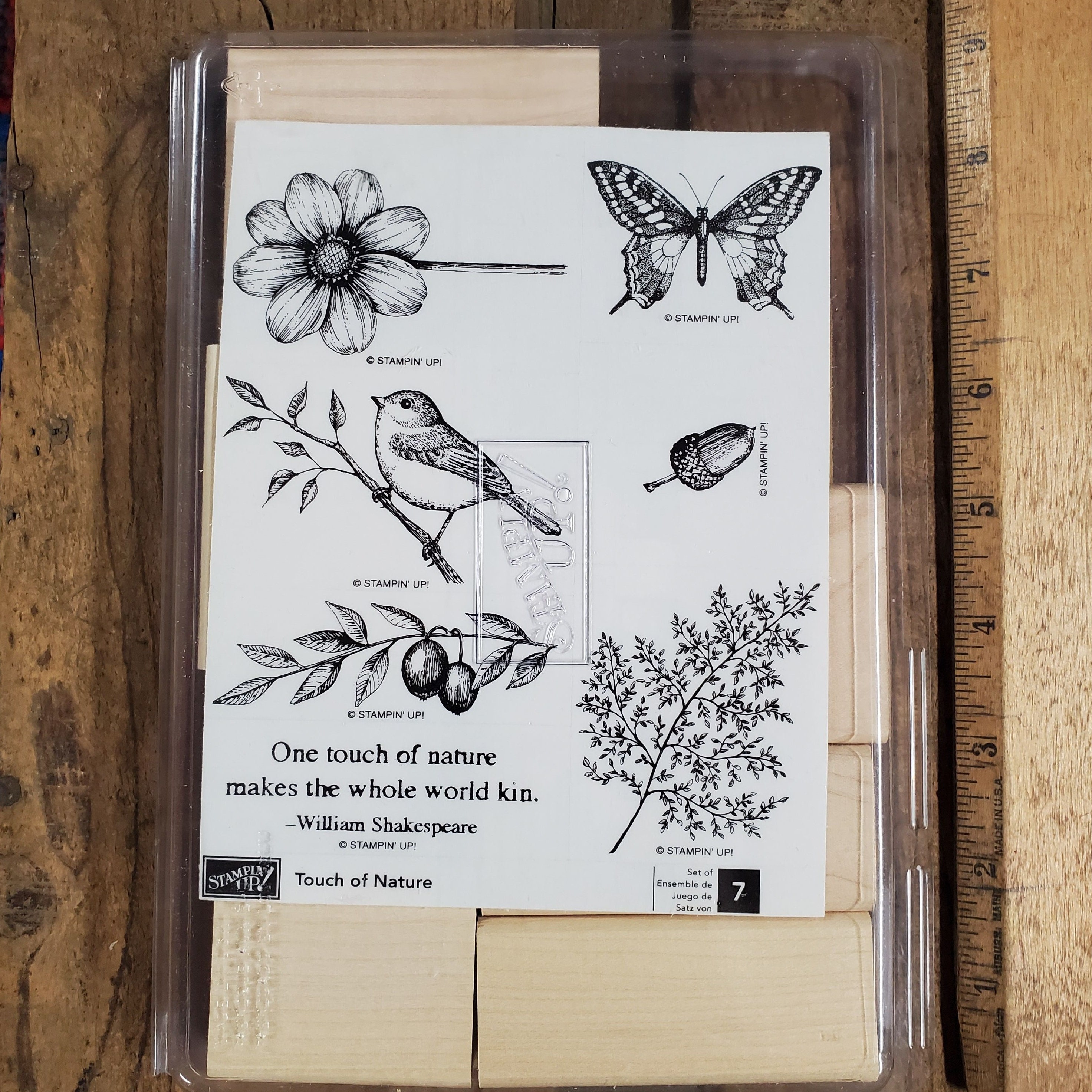 NEW Stampin Up Stamp Set/ Wood Mounted Rubber Stamp/ You - Etsy