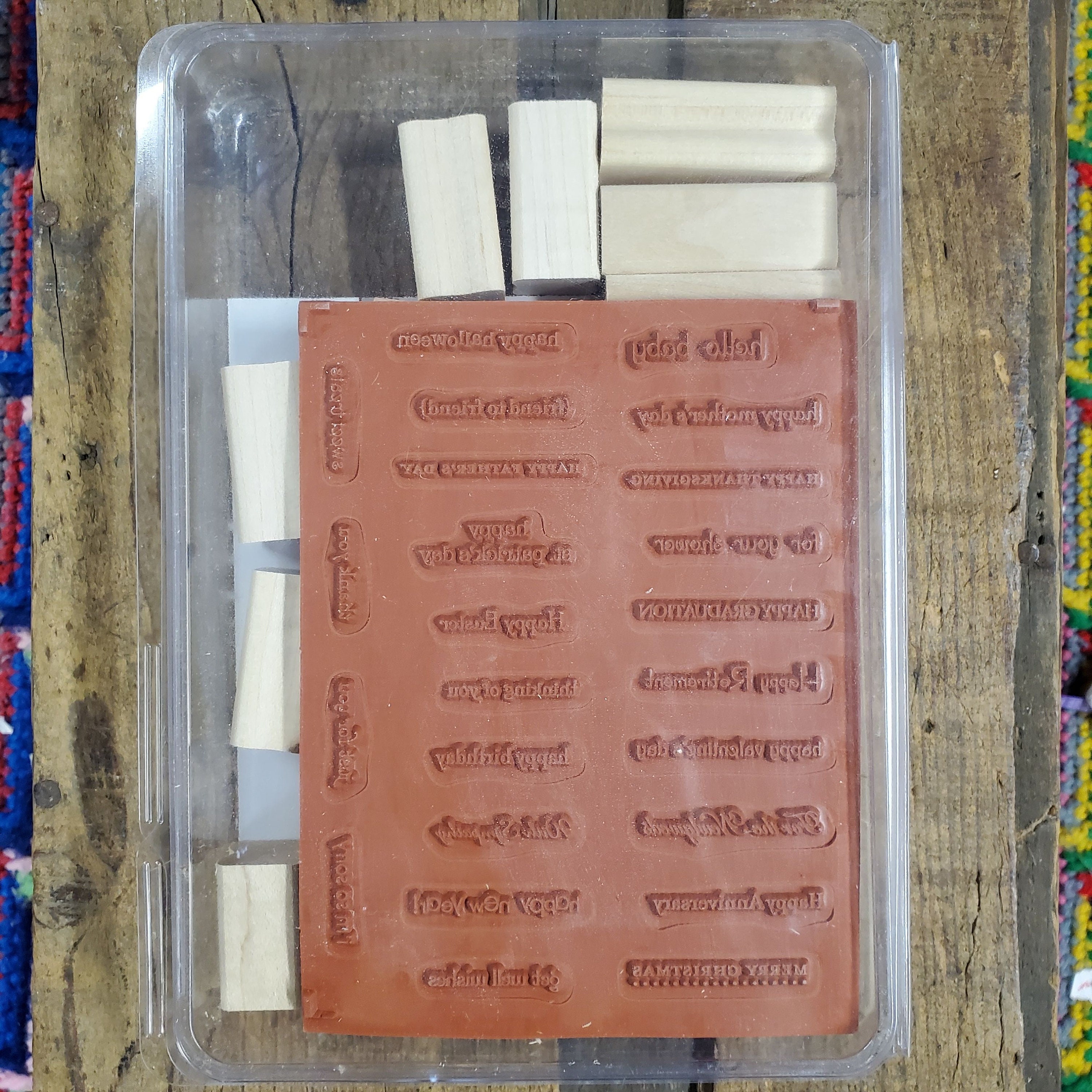 NEW Stampin Up Stamp Set/ Wood Mounted Rubber Stamp/ You - Etsy