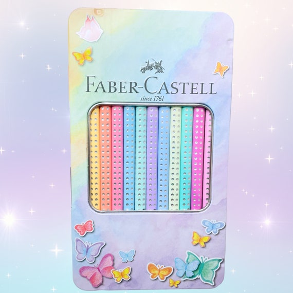 Custom Colored Pencils Faber-castell Sparkle Coloring Pencils for Kids,personalized  Coloring Gift for Kids Gift Box for Girls 