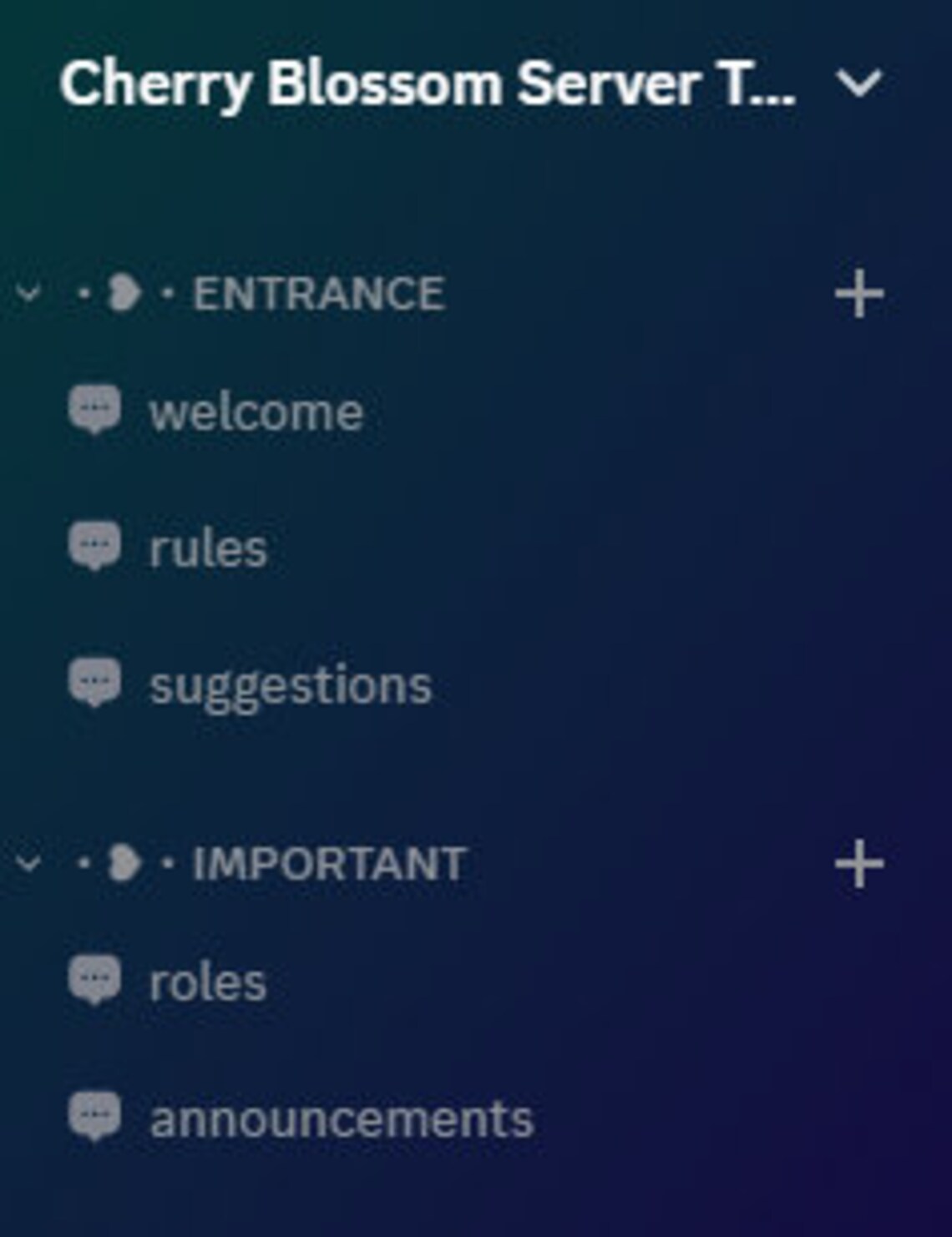 Cherry Blossom Discord Server Template - Etsy
