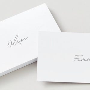 Tarjetas de lugar para bodas / Tarjetas con nombre para bodas / Tarjetas con nombre personalizadas