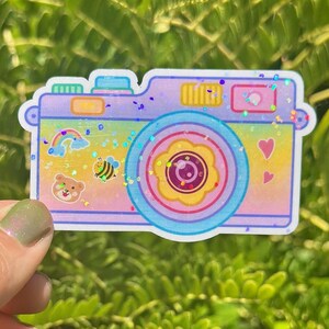 90s Sticker Preppy Sticker Y2K Sticker Nostalgic Sticker 90s Nostalgia 2000s Sticker Throwback Camera Sticker Millennial Sticker