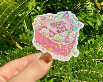 Cake Sticker 100% that Bitch Sticker Sarcastic Sassy Sticker Baddie Sticker Badass Women Sticker Bachelorette Party Sticker Birthday Cake