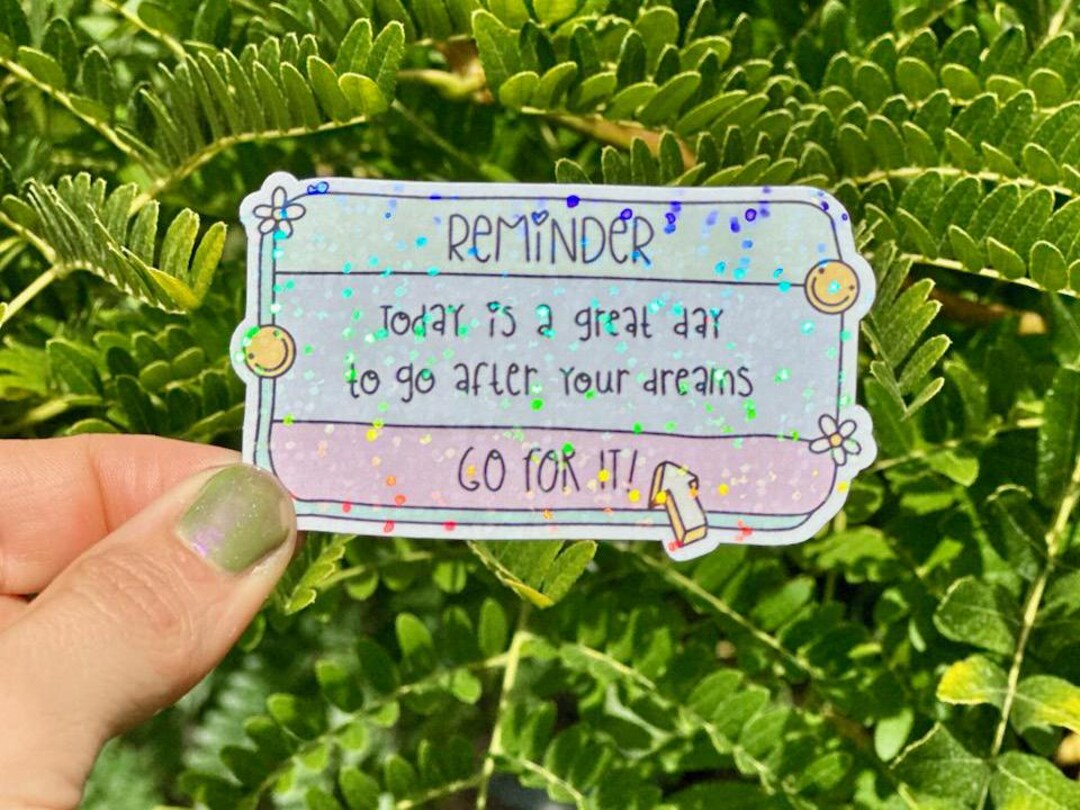 Note to Self Sticker Reminder Sticker Self Care Self Love Sticker ...