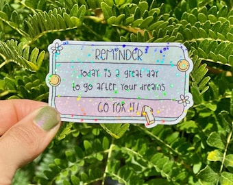 Note to Self Sticker Reminder Sticker Self Care Self Love Sticker Mental Health Sticker Motivational Gift For Women Positive Affirmation