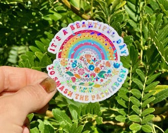 Patriarchy Sticker Smash the Patriarchy Women Empowerment Equality Sticker Feminist Sticker Pro Choice Trash the Patriarchy Sticker Retro