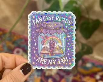 Fantasy Sticker Dragon Sticker Fantasy Reading Sticker Reader Gift Dragon Lover Fantasy Dragon Sticker Reading Gift Book Lover Gift