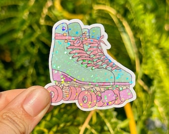 Roller Skate Sticker Roller Blade Sticker Y2K Sticker Preppy Sticker 90s Sticker 80s Sticker 2000s Sticker Gift Idea 2000s kids Disco Skates