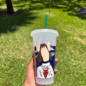 Eddie M Inspired Starbucks Cold Cup / Stranger Gift