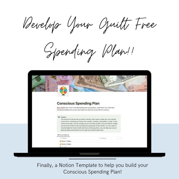 Conscious Spending Plan - Notion Template