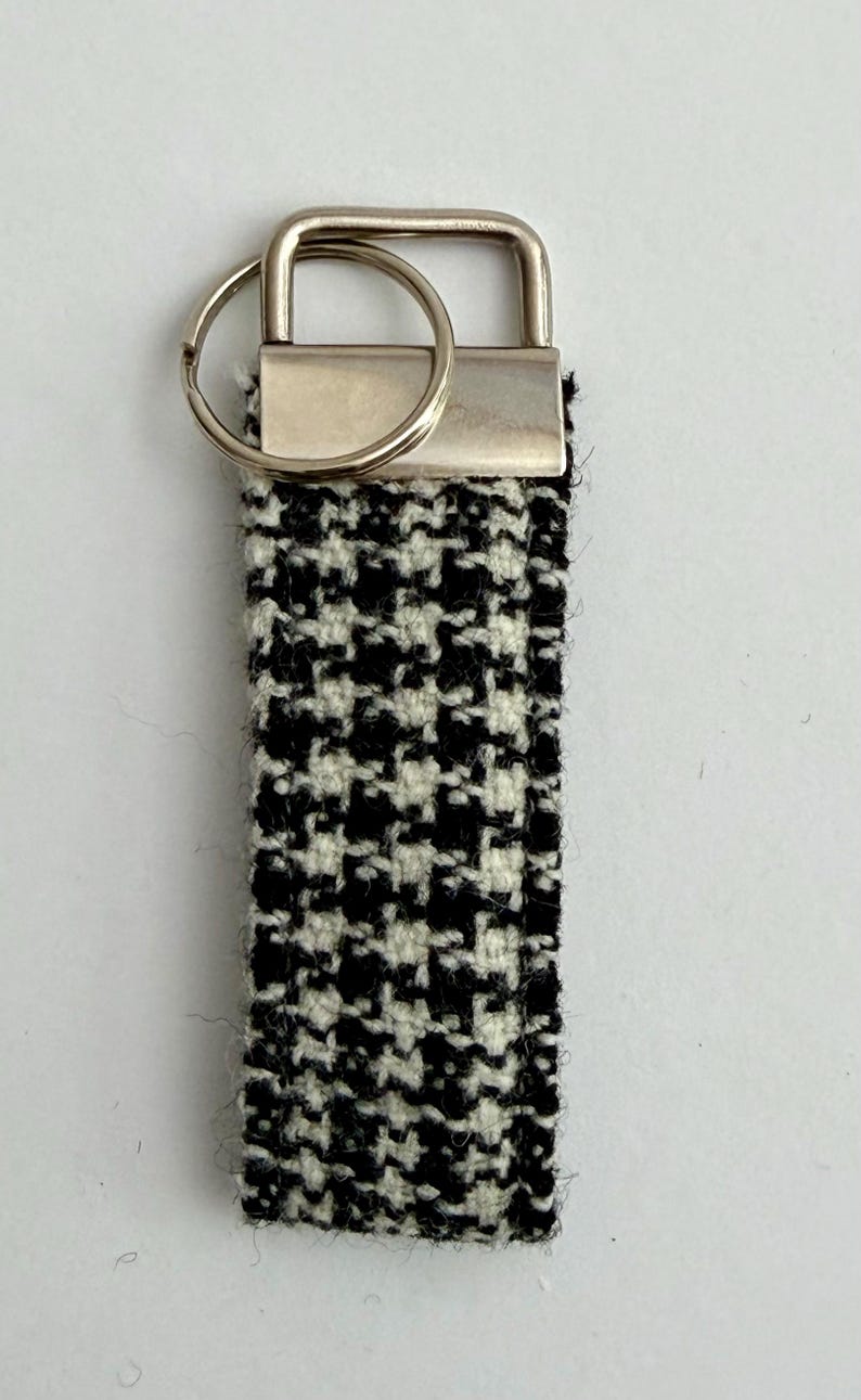 Houdsooth Key Rings Vintage Wool and Tweed Key Fob Ring - Etsy UK