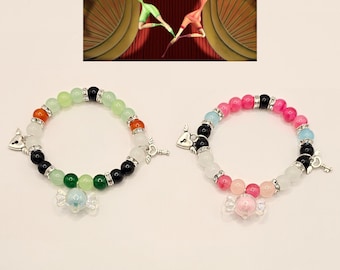 Coraline Miss Spink and Miss Forcible Matching Bracelets