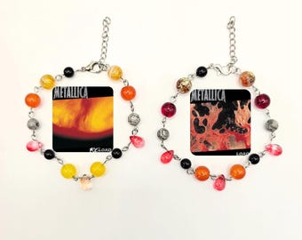 Metallica Load and Reload Inspired Album Cover Bracelet Tour