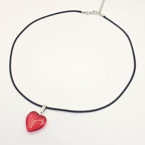 Olivia Rodrigo Red Heart Necklace - Etsy