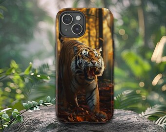 Tiger Phone Case: Robust, hohe Auflösung, matte oder glänzende Oberfläche