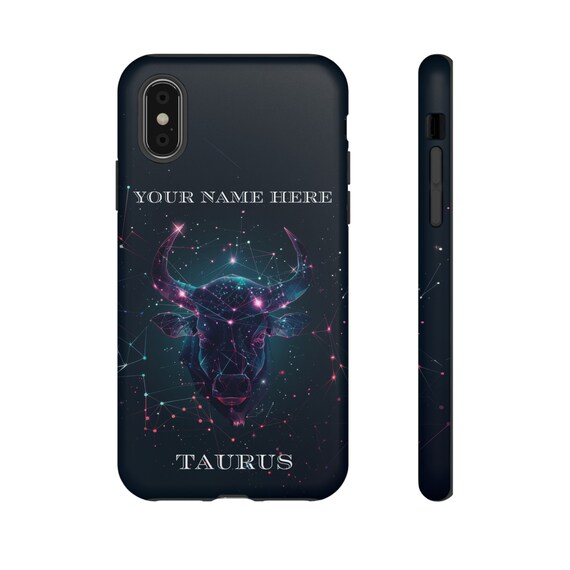 Taurus Zodiac Phone Case: Personalized Astrology Smartphone Cover - Etsy